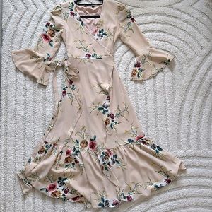 Beautiful girly wrap dress